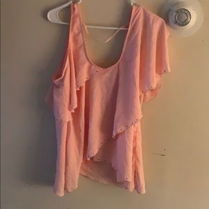 ✨dressy light pink blouse✨